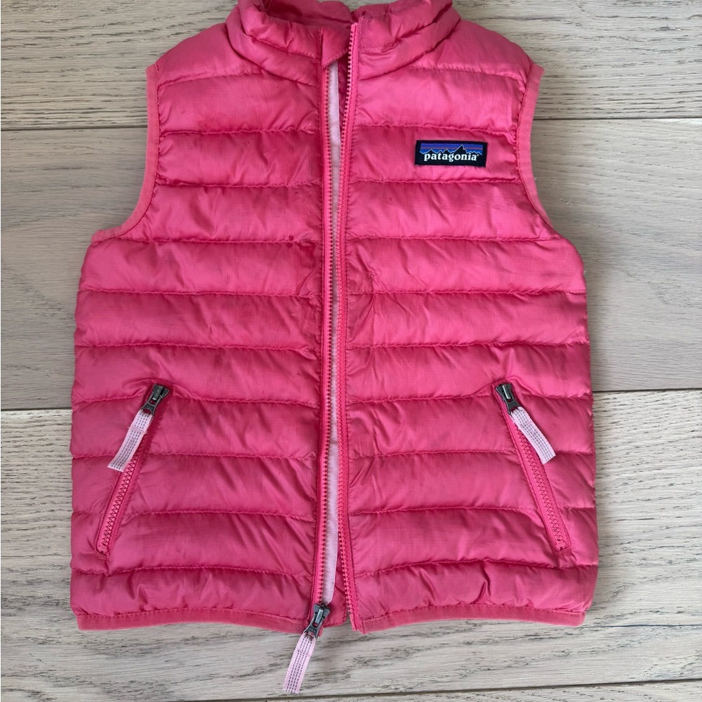 Patagonia Kids Pink Puffer Vest